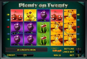 игровой автомат Plenty on Twenty